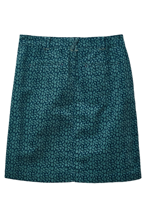 MELODY CORD SKIRT TEAL 4