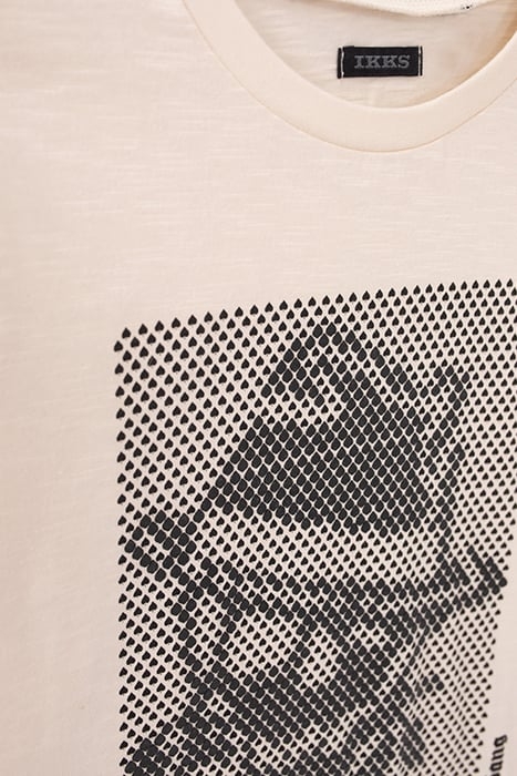 BOYS’ ECRU RUBBER GANGSTER OPTIC ORGANIC COTTON T-SHIRT 5