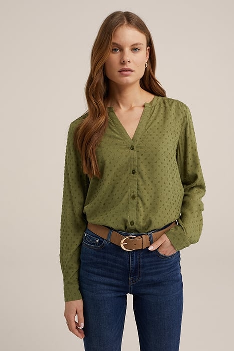 BLOUSE ARMY GREEN 1