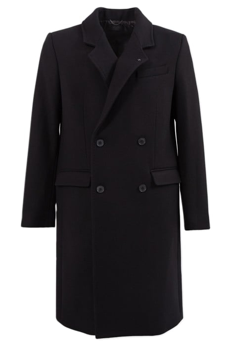 BLACK PURE EDITION DOUBLE-BREASTED COAT BLACK 4