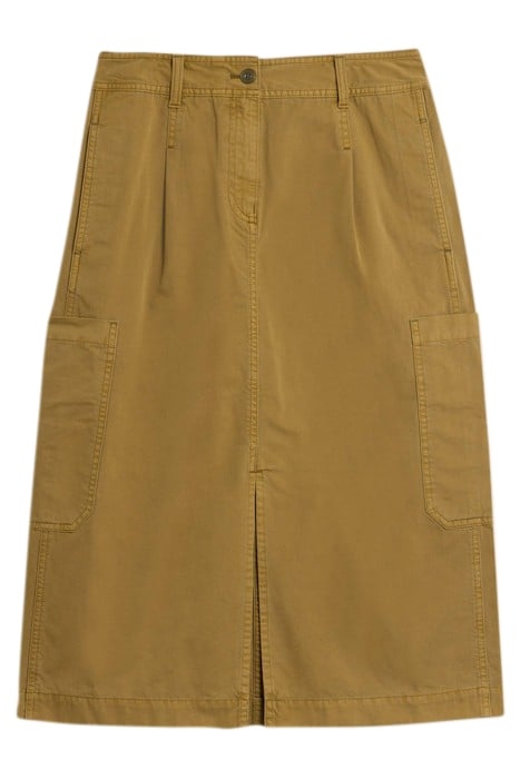 CARLIE CARGO SKIRT KHAKI GREEN 1