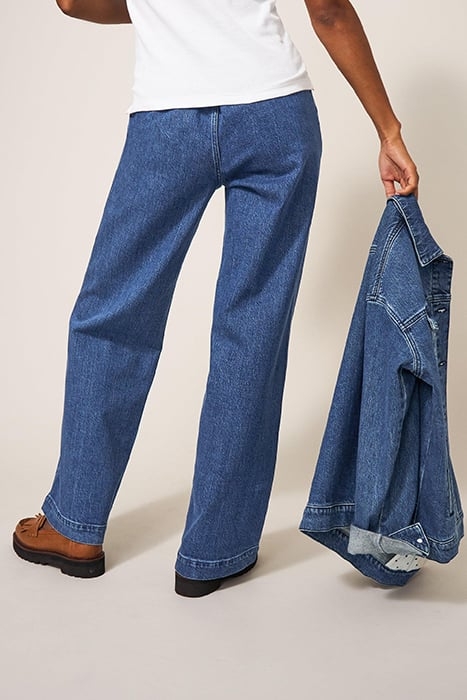 SADIE WIDE LEG JEAN DARK DENIM 2