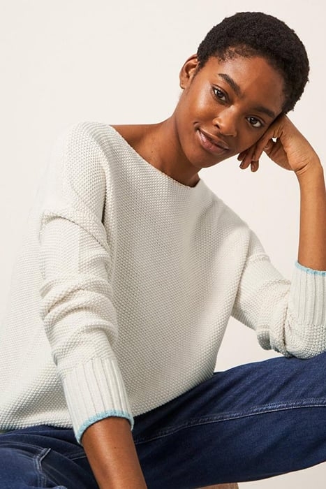 SOUTHBANK JUMPER PALE IVORY 3