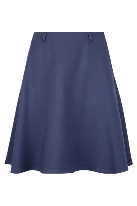 SKIRT SIMPLE FLARED MARITIME BLUE 2