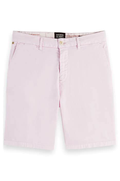 STUART GARMENT-DYED PIMA COTTON-BLEND SHORT PINK ICON by Scotch & Soda