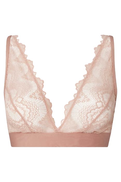 LACE PLUNGE BRALETTE NUDE by Understatement