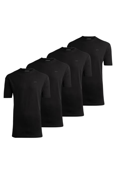 MCGREGOR T-SHIRT 4-PACK BLACK by McGregor