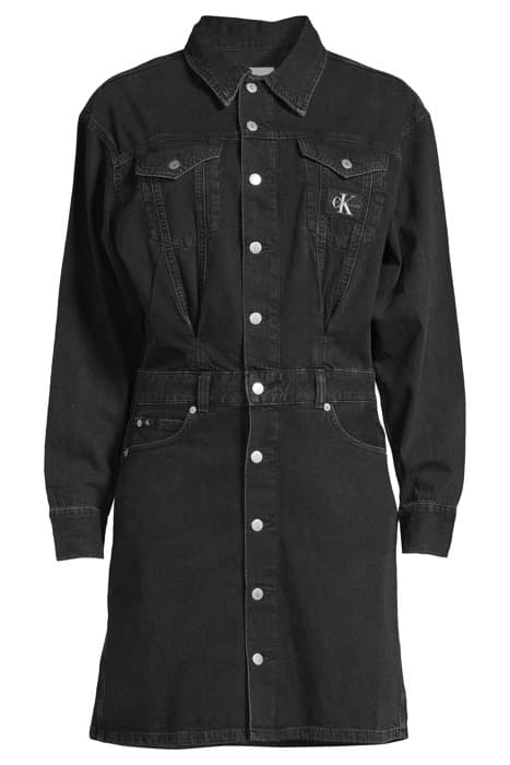 A-LINE DENIM JACKET DENIM BLACK by Calvin Klein