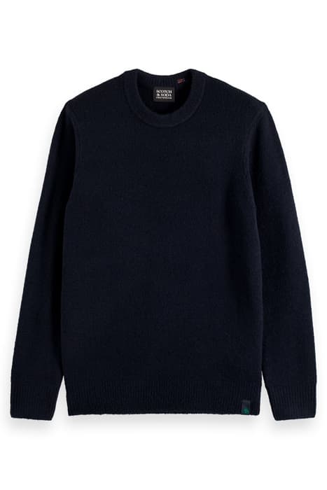 SOFT KNIT MELANGE CREWNECK PULL NIGHT by Scotch & Soda