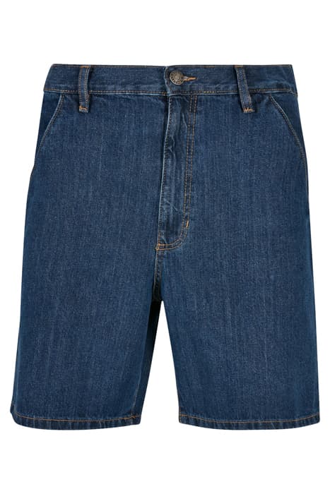 ORGANIC DENIM BERMUDA SHORTS MID INDIGO WASHED by Urban Classics