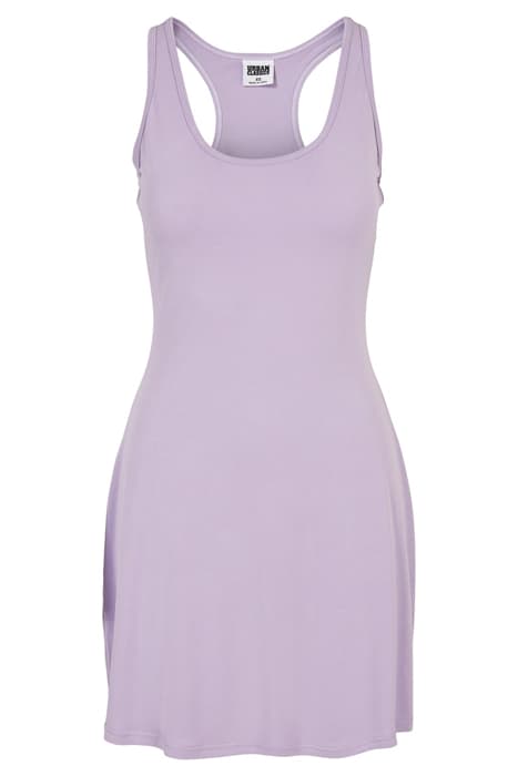 LADIES MODAL SHORT RACER BACK DRESS LILAC by Urban Classics