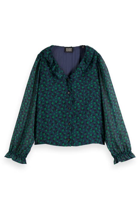 ALL-OVER PRINTED LONG-SLEEVED TOP COMBO W by Scotch & Soda