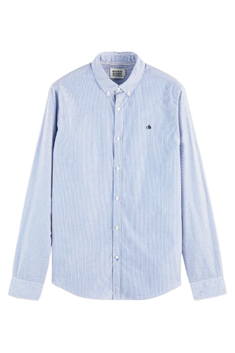 ESSENTIAL YARN DYE ORGANIC POPLIN SLIM FIT SHIRT COMBO A by Scotch & Soda