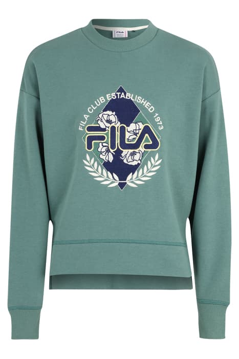 TANNHAUSEN CREW SWEAT BLUE SPRUCE by FILA