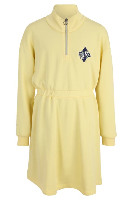 TANN HALF-ZIP SWEAT DRESS PALE BANANA by FILA