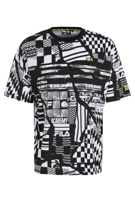 C57 AOP OVERSIZED TEE BLACK & WHITE RACING AOP by FILA