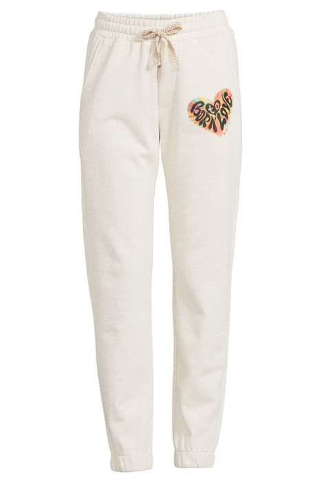 BORN TO LOVE UNISEX JOGGER PANT OFF WHITE MELANGE by Scotch & Soda