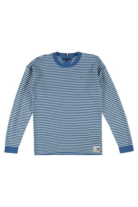 EO/ STRIPED SWEATER REGATTA BLUE by Tommy Hilfiger