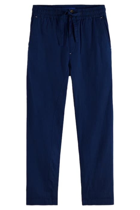 INDIGO LINEN PLEATED BEACH CHINO by Scotch & Soda