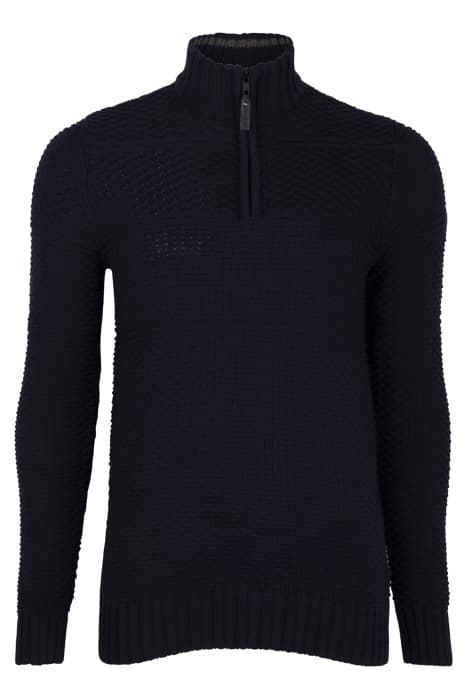 LAUST HALF ZIP KM F22 DEEP MARINE by Signal