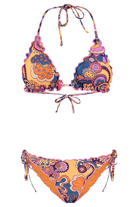 LIZ BIKINI SET WOODSTOCK WAVE MULTI COLOR MULTI COLOR by Shiwi