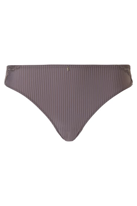 CO BO. THONG STRIPE LACE CHESTNUT by Livera