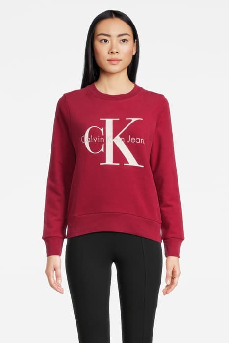 EO/ MONOGRAM LOGO HW VIRGINIA RED by Calvin Klein