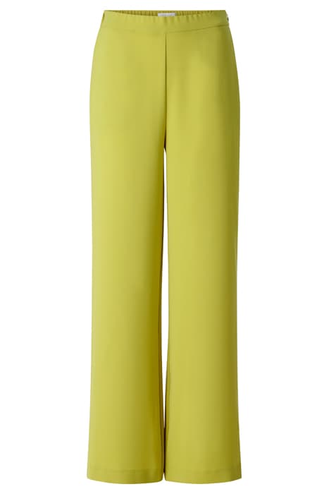 PANTS WITH WIDE LEG AVOCADO GREEN by Rich & Royal