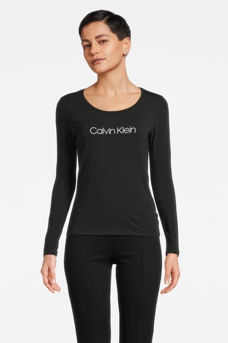 L/S TOP BLACK by Calvin Klein