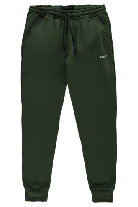 PREMIUM LUX ZIPPER SWEATPANTS GREEN by ASPACT