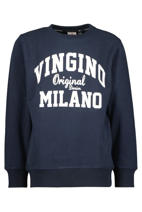 CREWNECK-CLASSIC-LOGO MIDNIGHT BLUE by Vingino