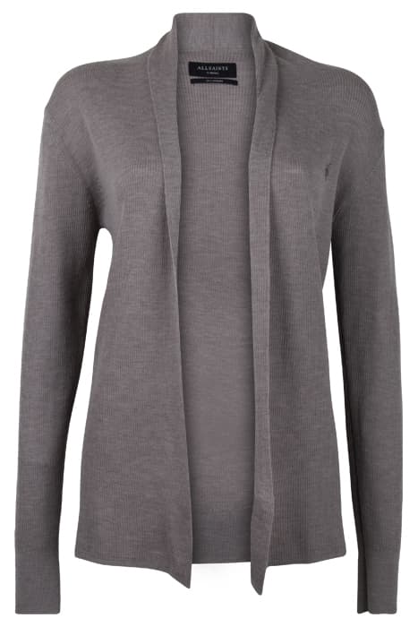 MODE MERINO OPEN CAR WOOD BROWN MARL by AllSaints