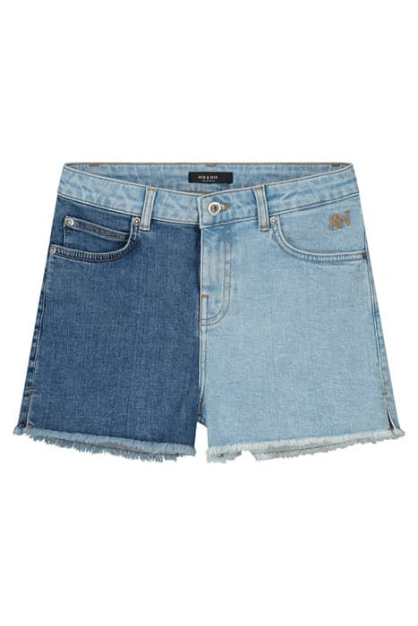 FRESIA DENIM SHORT BLUE DENIM by NIK & NIK