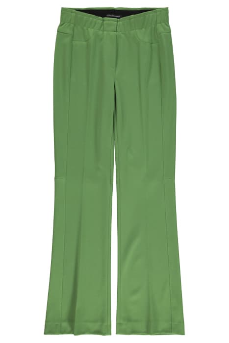 JERSEY-GABARDINE-PANTS BOLD GREEN by Luisa Cerano