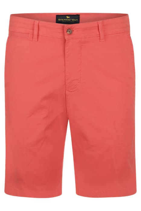 BOSTON CHINO SHORT CORAL RED by Steppin' Out