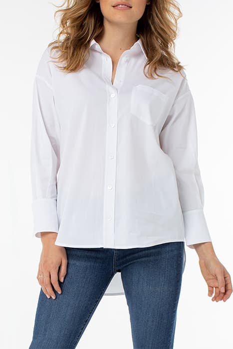 OVERSIZED CLASSIC BUTTON DOWN WHITE by Liverpool