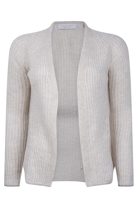 CARDIGAN LUREX DETAIL BUTTERMILK by Rich & Royal