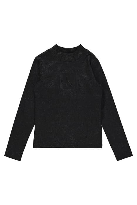 FESTIVE GLITTER MOCK CK BLACK by Calvin Klein