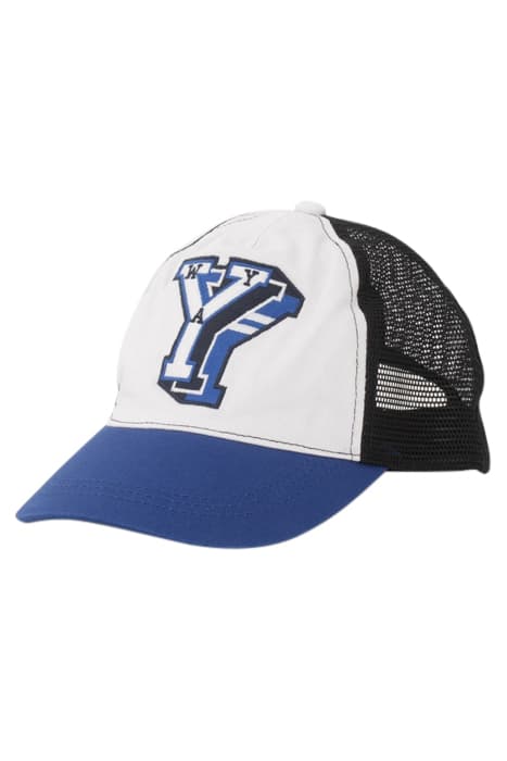 BOYS’ BLUE, WHITE, BLACK EMBROIDERED CAP by IKKS