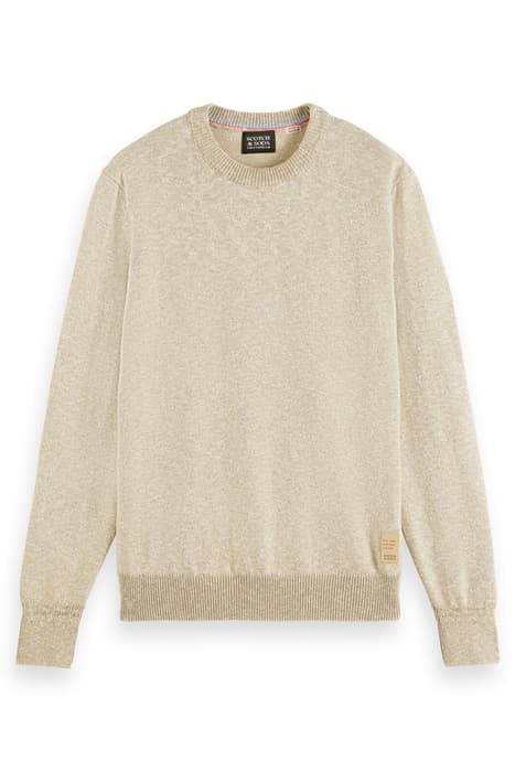 MELANGE CREWNECK PULLOVER SAND MELANGE by Scotch & Soda