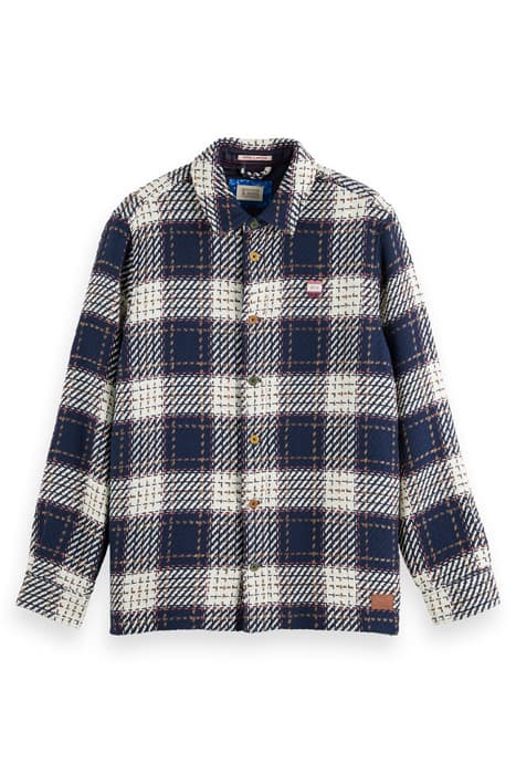 RELAXED-FIT ALLOVER PRINTED FLANNEL SHIRT COMBO A by Scotch & Soda