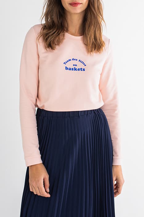 PINK SLOGAN SWEATSHIRT by ICODE