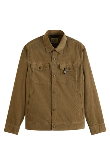 FINE CORDUROY OVERSHIRT KHAKI by Scotch & Soda