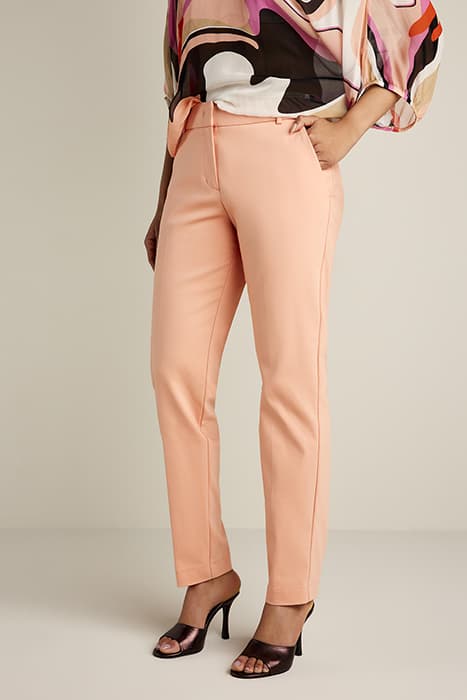 TROUSERS CLASSIC STRETCH PINK SALMON by Summum Woman