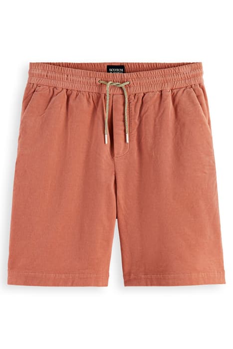 CORDUROY JOGGER SHORTS IN ORGANIC COTTON MARS by Scotch & Soda