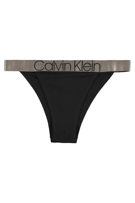 HIGH LEG TANGA BLACK by Calvin Klein