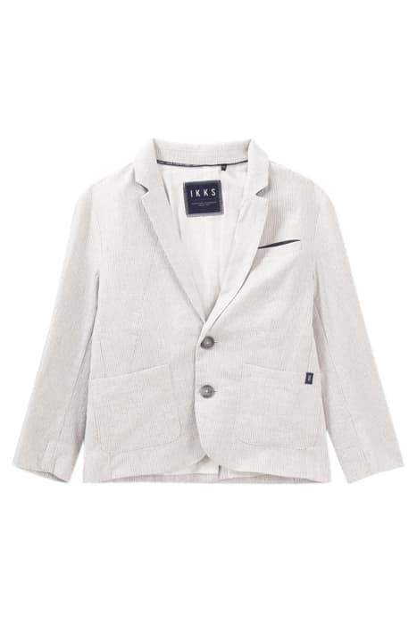 BOYS' BEIGE STRIPED SUIT JACKET by IKKS