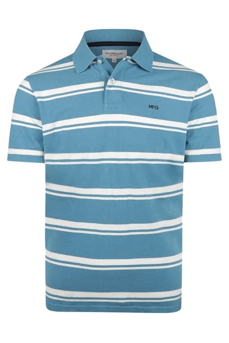 BOLD STRIPE POLO DARK AQUA by McGregor