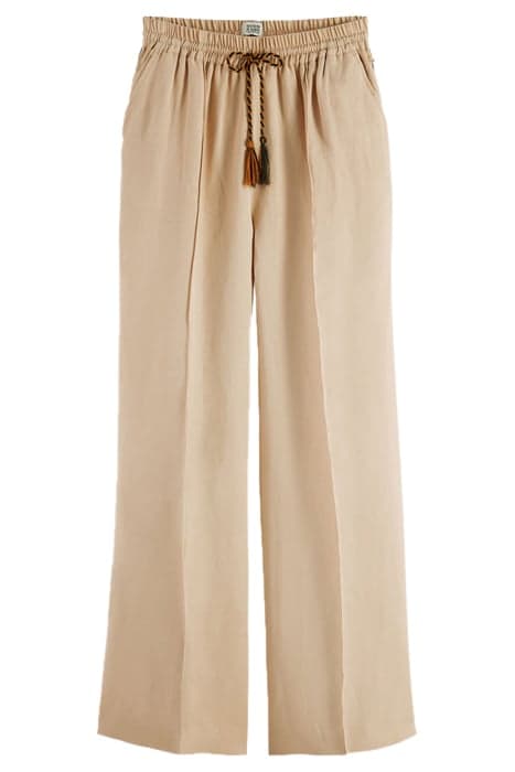 HOPE - HIGH RISE WIDE LEG PANTS SOFT SAND by Scotch & Soda