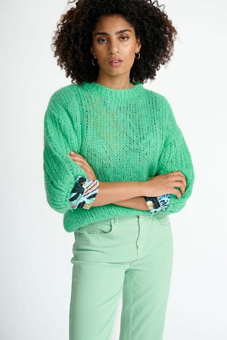 PULLOVER - GRASS GREEN by POM Amsterdam